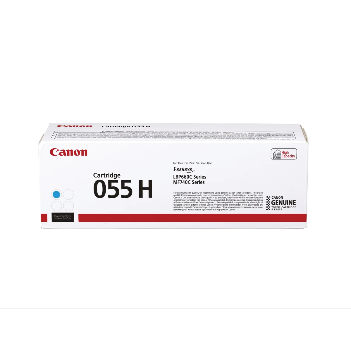 Canon 055H Toner Cartridge High Yield Cyan 3019C002 - Image 2