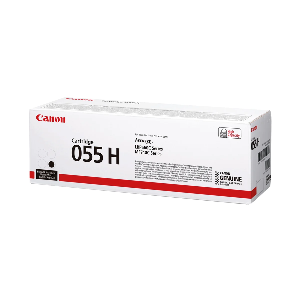 Canon 055H Toner Cartridge High Yield Black 3020C002 - Image 1