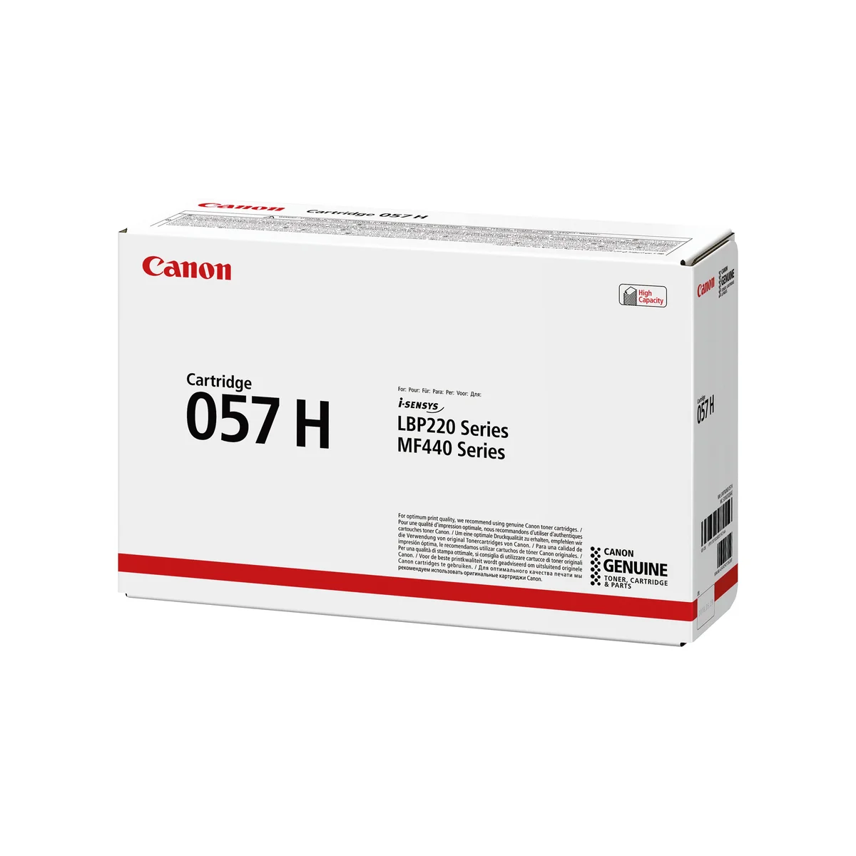 Canon 057H Toner Cartridge High Yield Black 3010C002 - Image 1