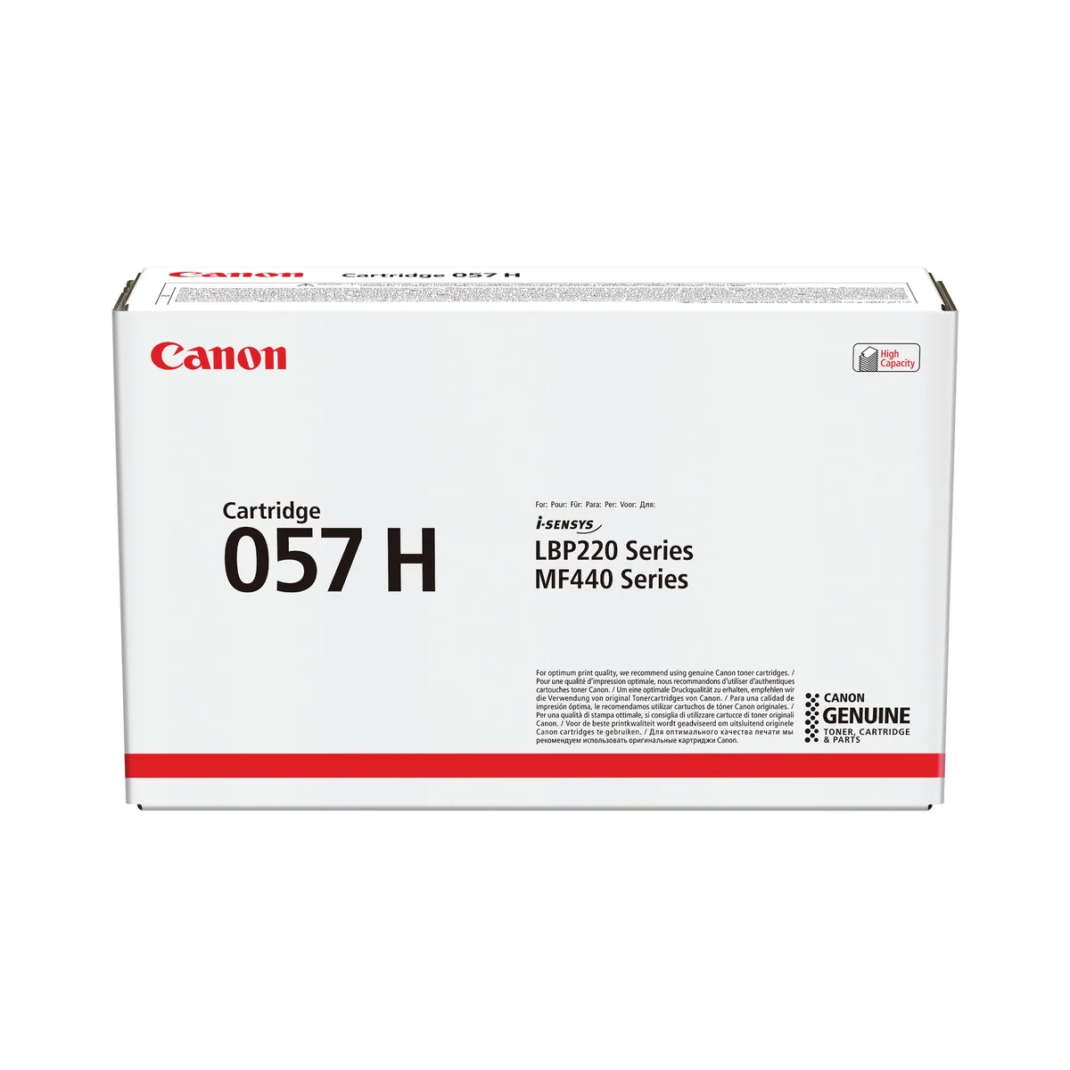 Canon 057H Toner Cartridge High Yield Black 3010C002 - Image 2