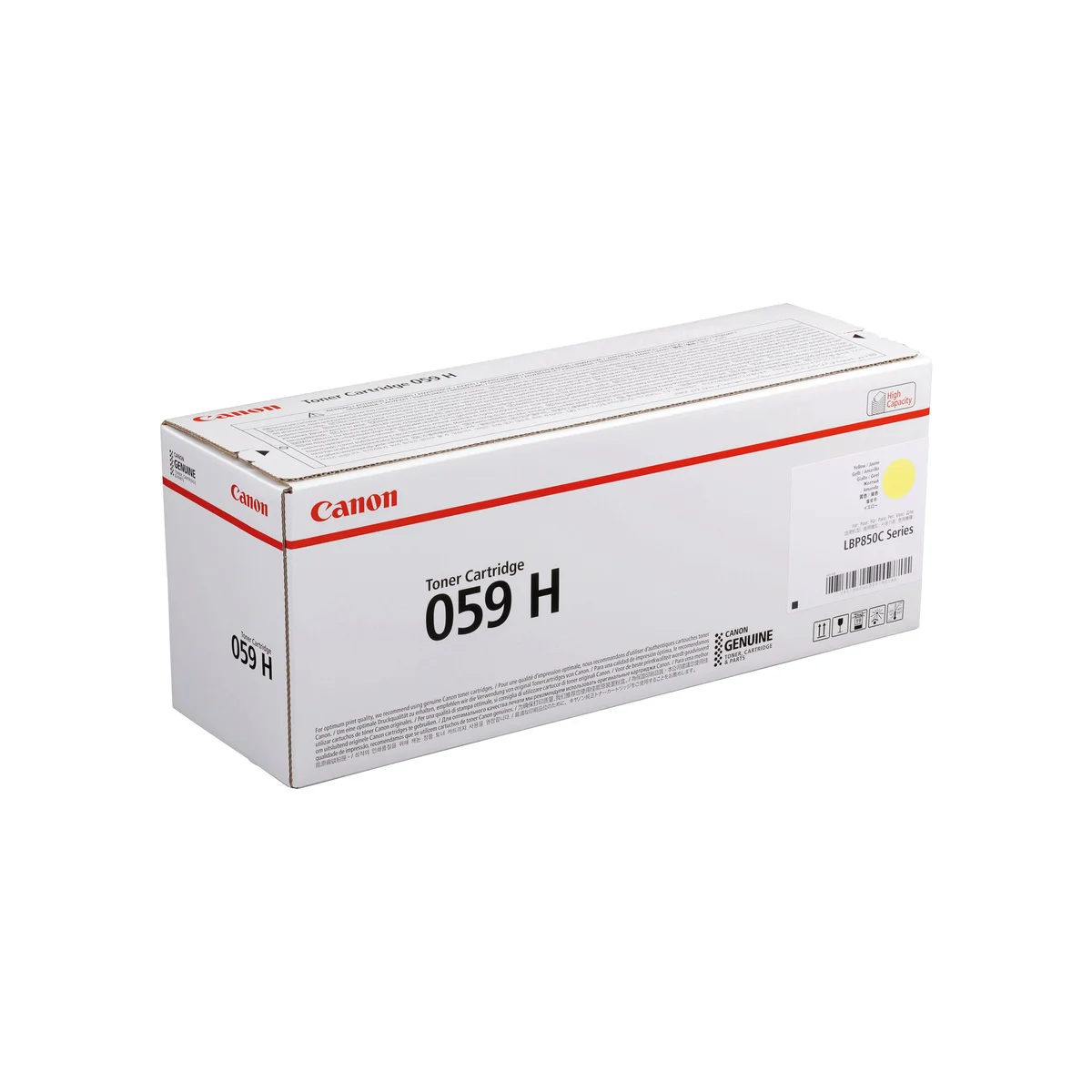 Canon 059H Toner Cartridge High Yield Yellow 3624C001 - Image 2