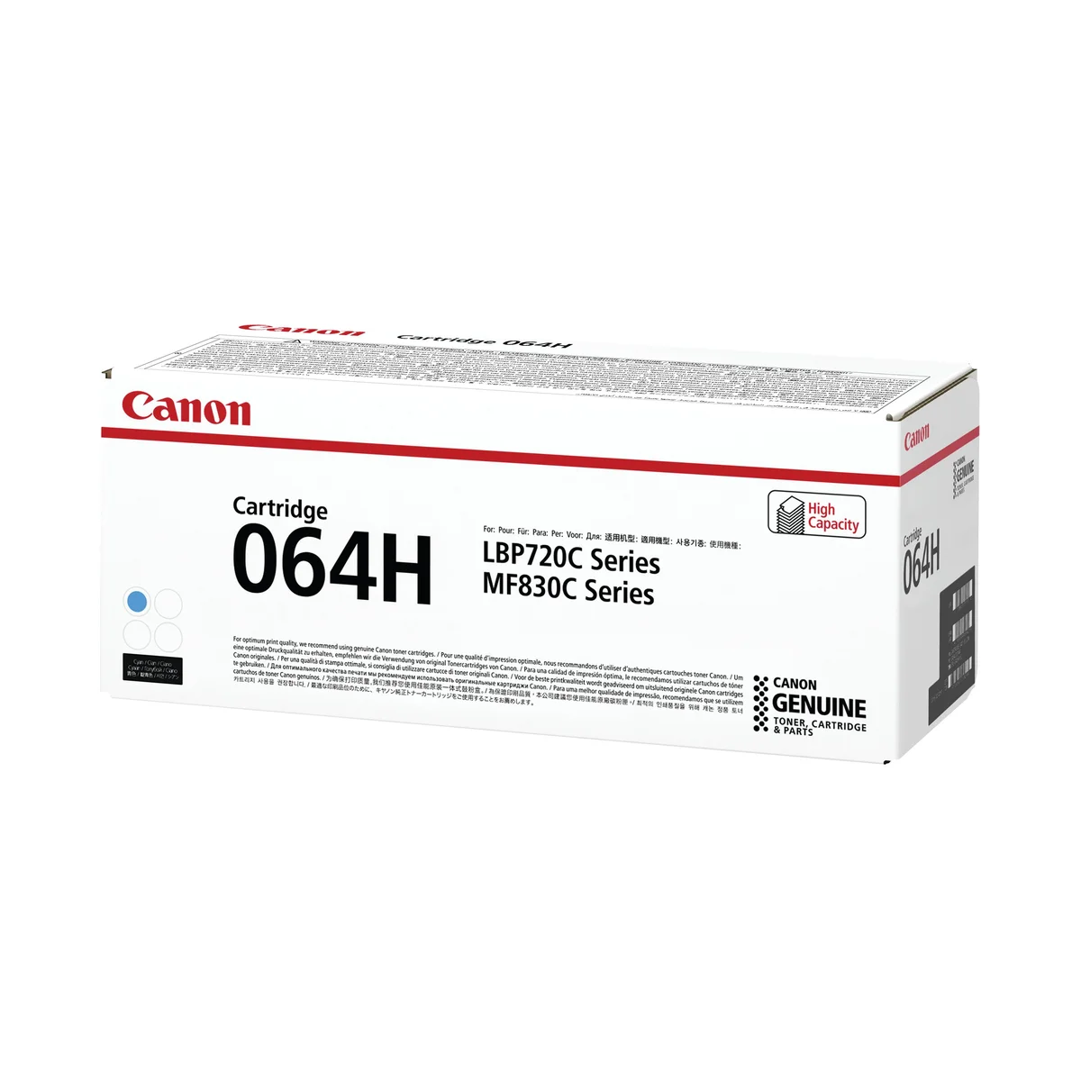Canon 064H Toner Cartridge High Yield Cyan 4936C001 - Image 2