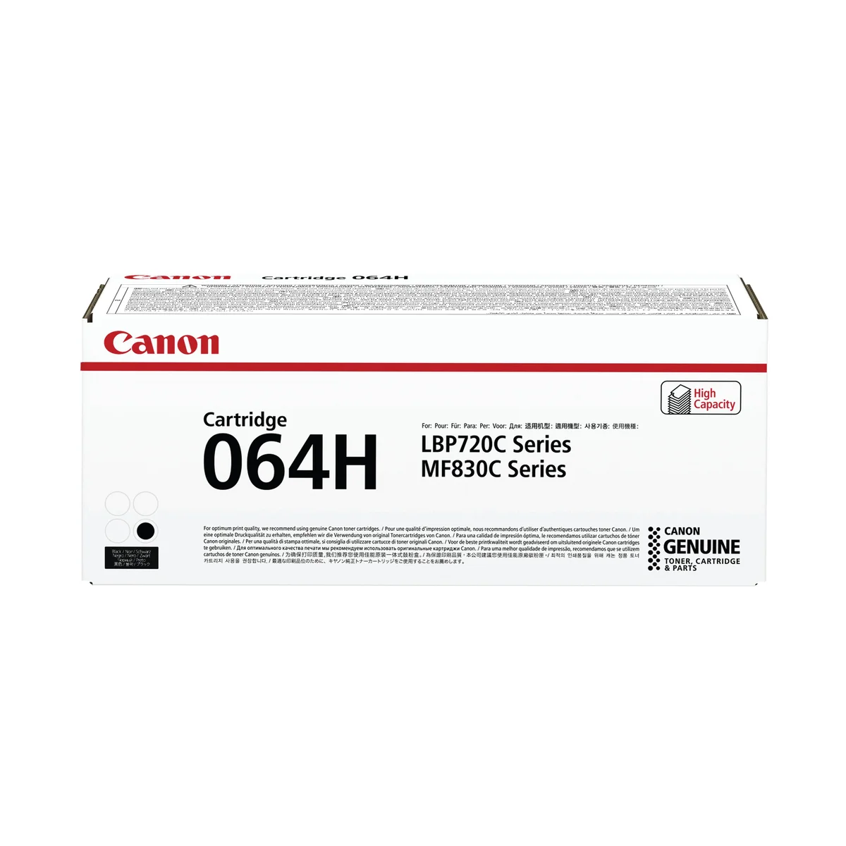 Canon 064H Toner Cartridge High Yield Black 4938C001 - Image 1