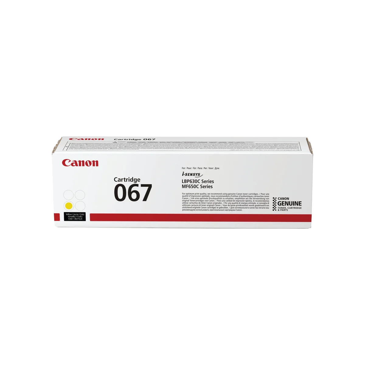 Canon 067Y Toner Cartridge Yellow 5099C002 - Image 1