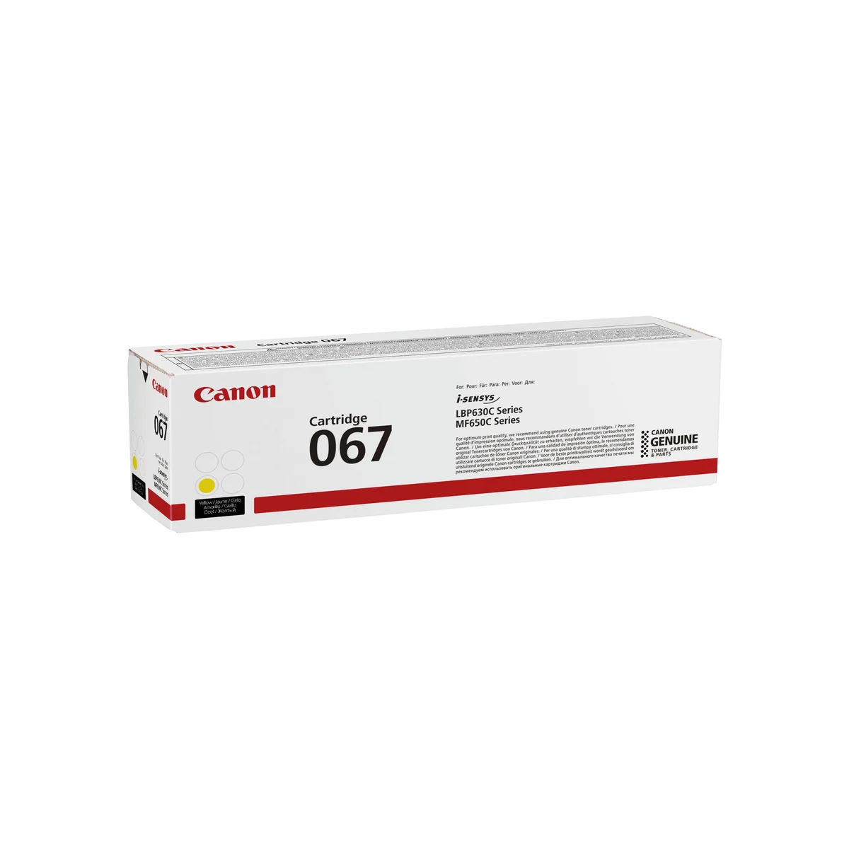 Canon 067Y Toner Cartridge Yellow 5099C002 - Image 3