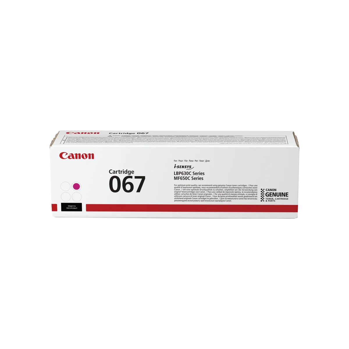 Canon 067M Toner Cartridge Magenta 5100C002 - Image 1