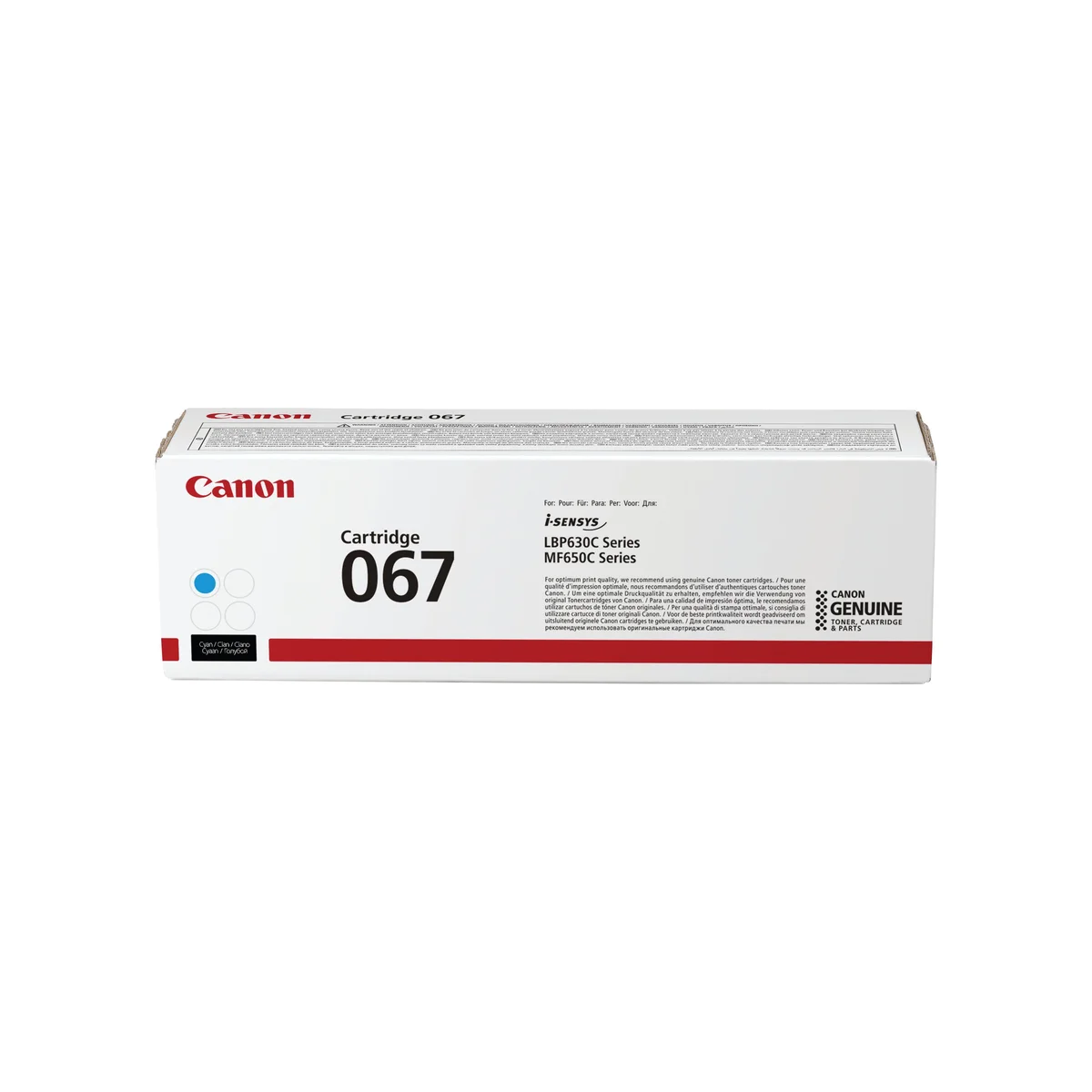 Canon 067C Toner Cartridge Cyan 5101C002 - Image 1
