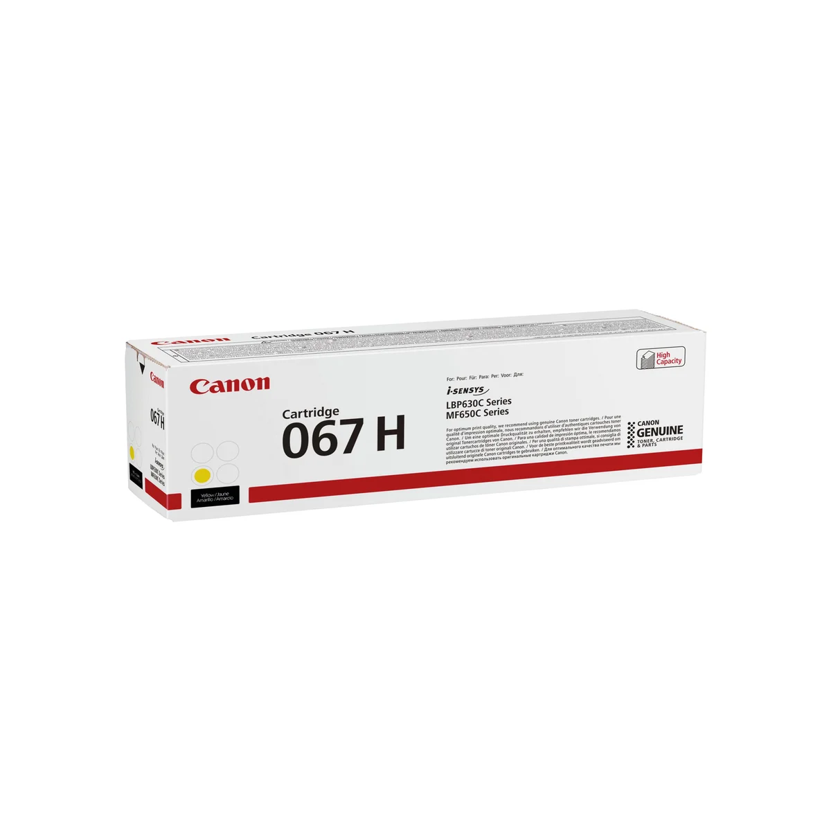 Canon 067H Toner Cartridge High Yield Yellow 5103C002 - Image 3