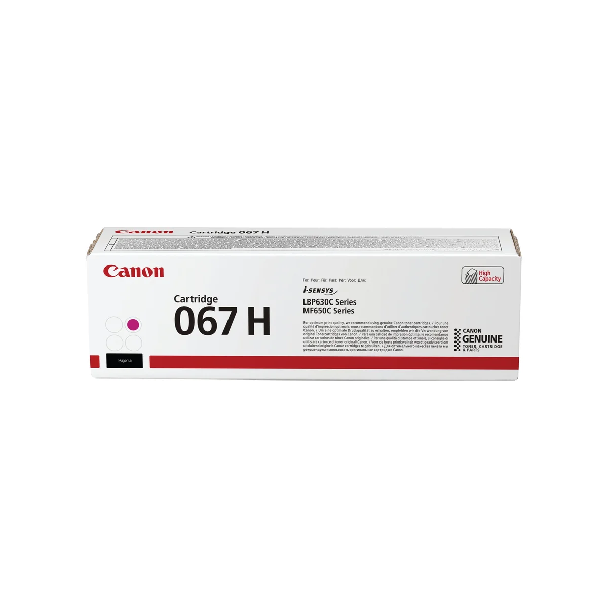 Canon 067H Toner Cartridge High Yield Magenta 5104C002 - Image 1