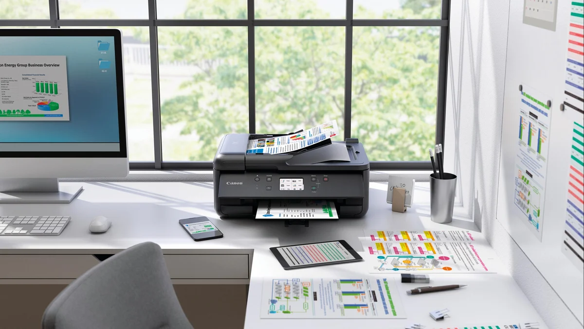 Canon PIXMA TR7650 A4 4-in-1 Wireless Colour Inkjet Printer 4452C028 - Image 3