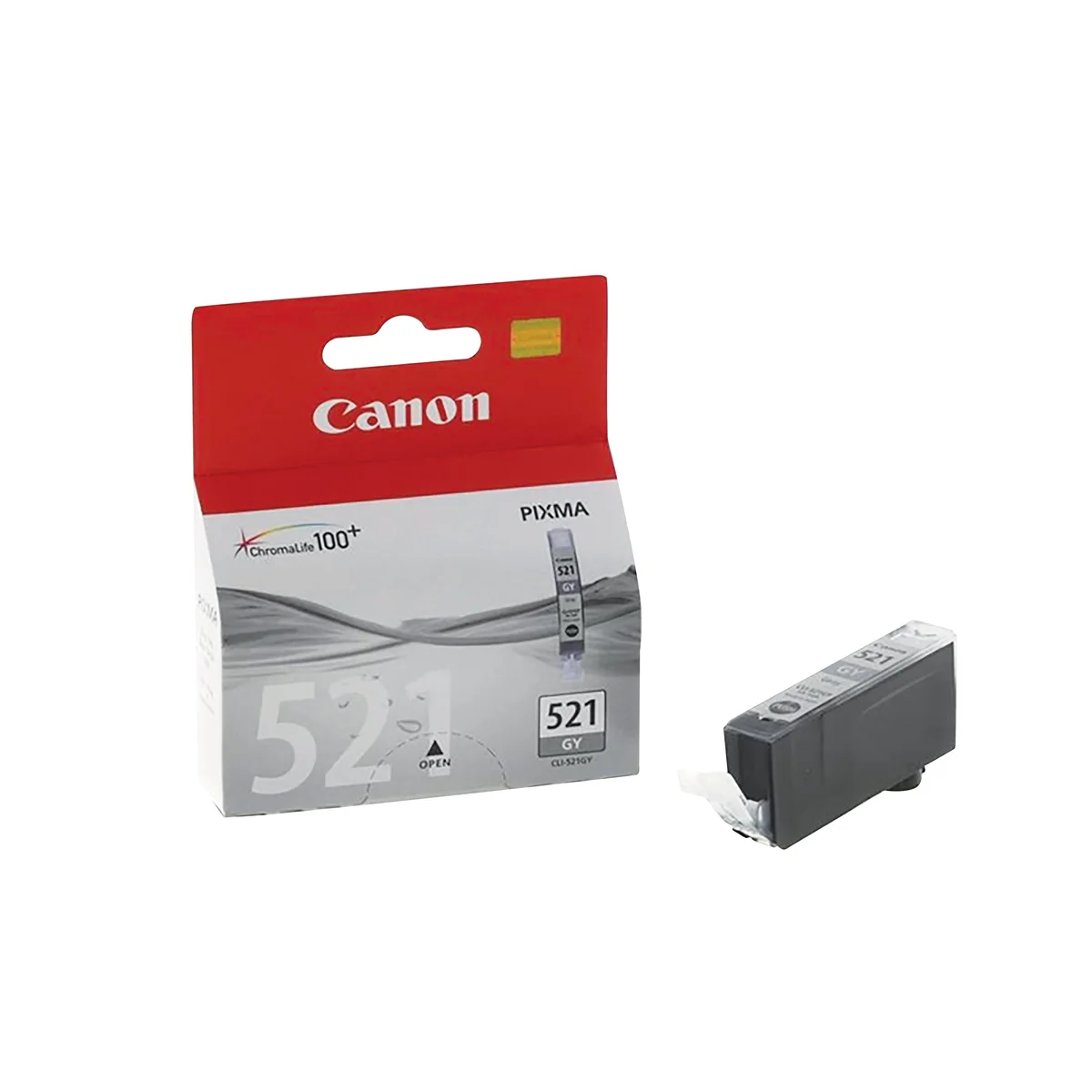 Canon CLI-521GY Ink Cartridge Grey 2937B001 - Image 2