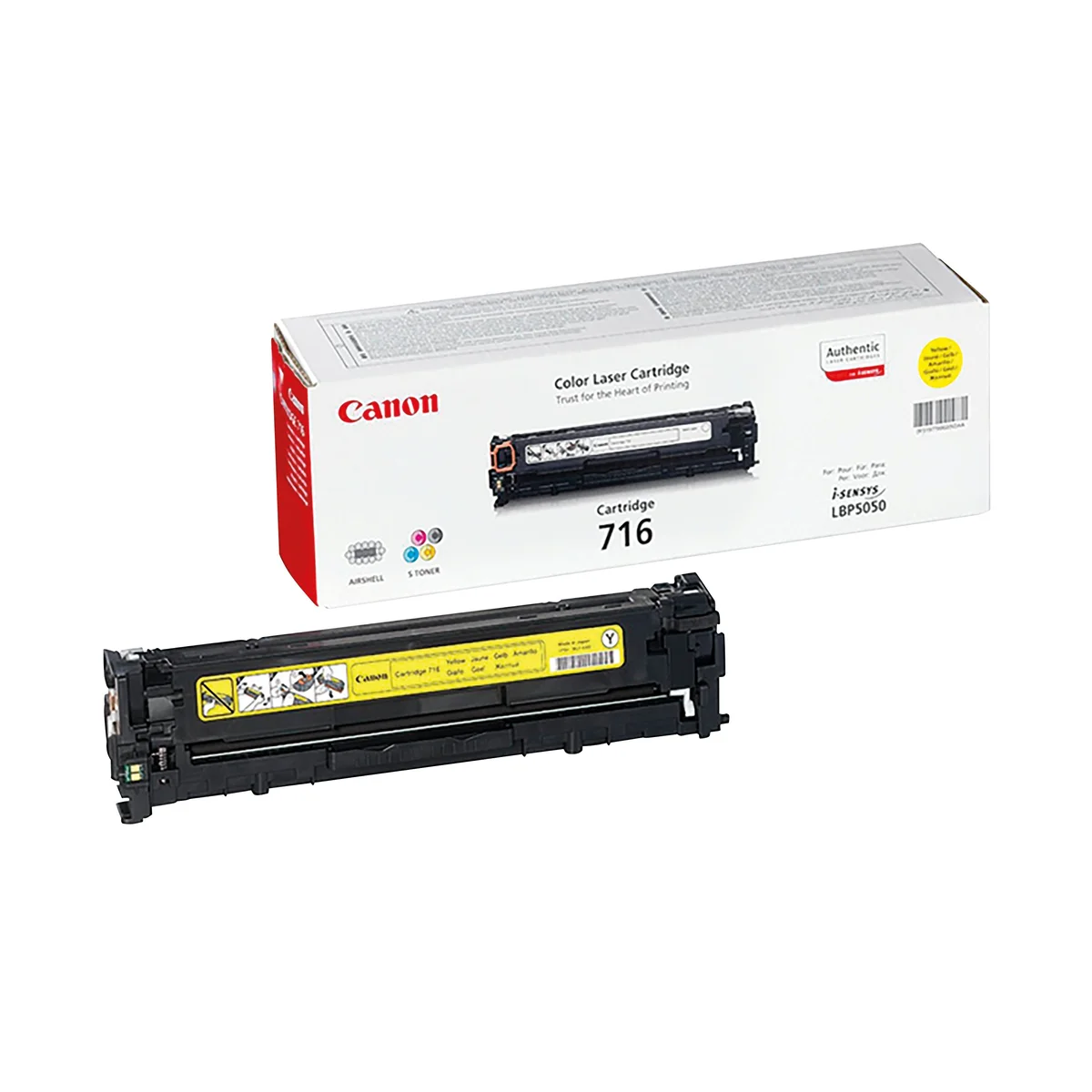 Canon 716Y Toner Cartridge Yellow 1977B002 - Image 2