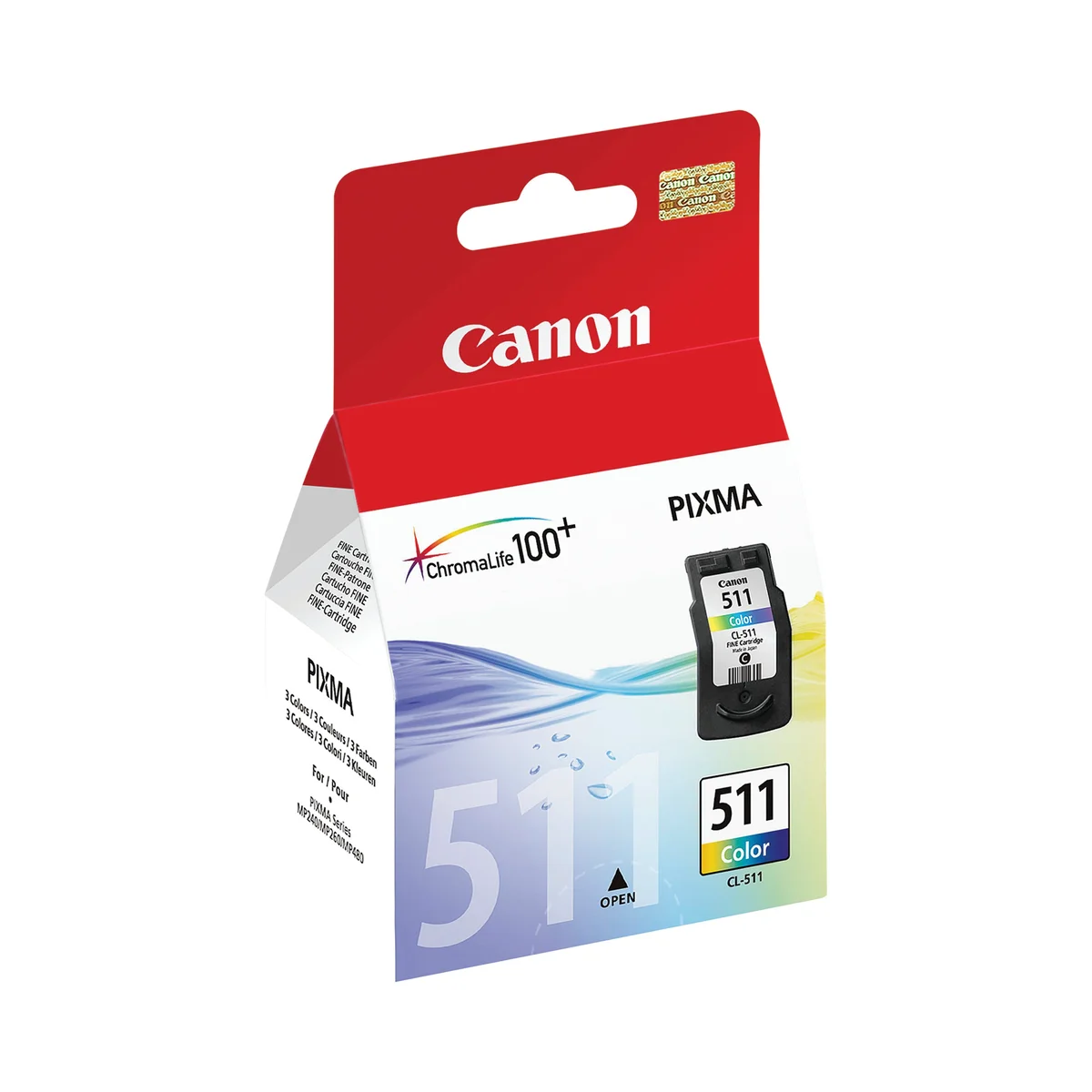 Canon CL-511 Ink Cartridge CMY Colour 2972B001 - Image 3