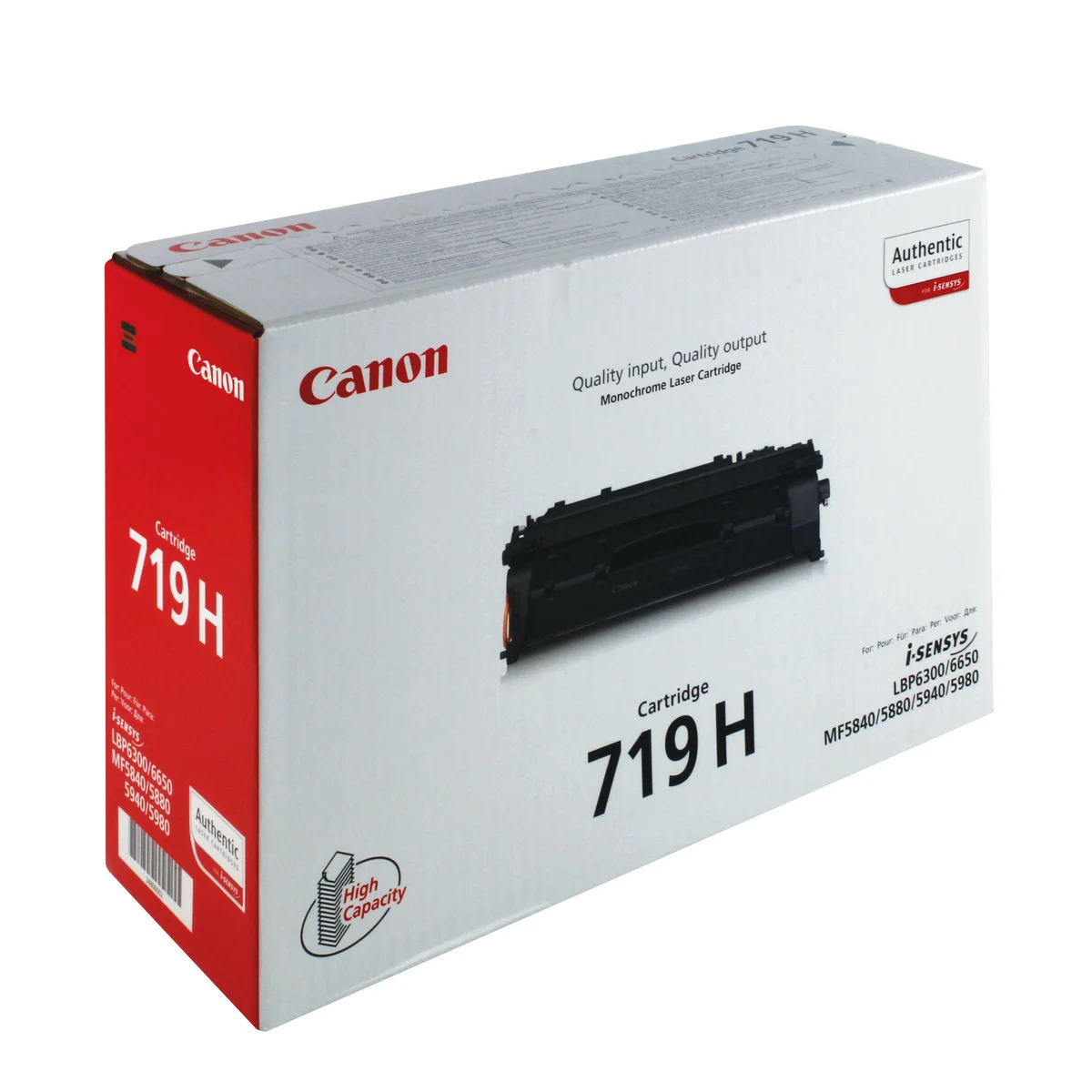 Canon 719H Toner Cartridge High Yield Black 3480B002 - Image 3