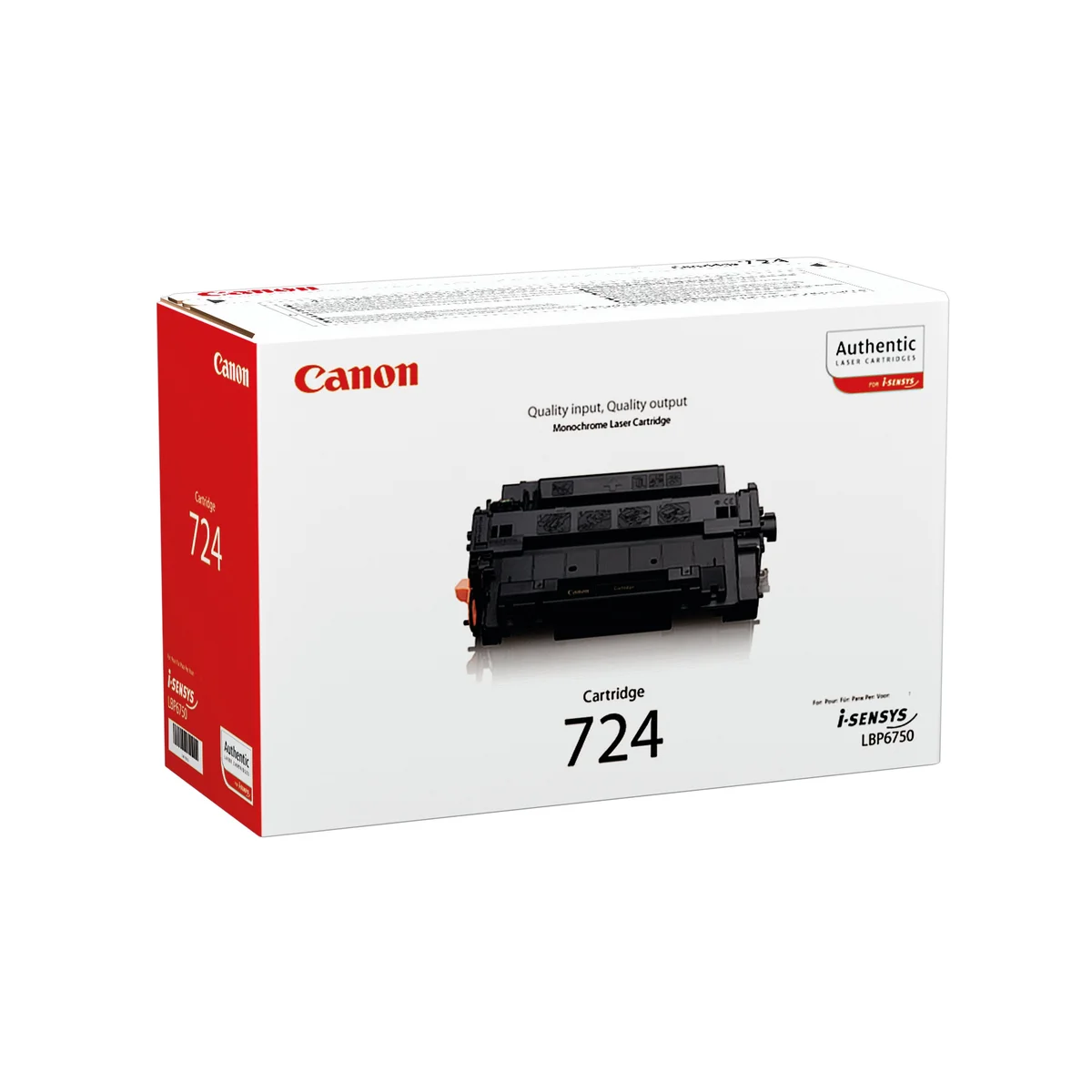 Canon 724 Toner Cartridge Black 3482B002AA - Image 3