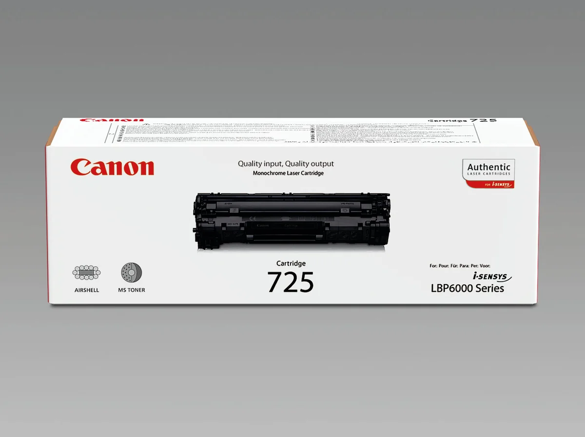 Canon 725 Toner Cartridge Black 3484B002 - Image 3