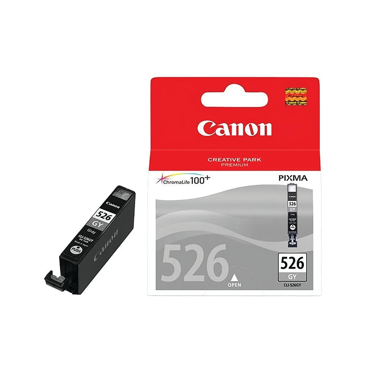 Canon CLI-526GY Ink Cartridge Grey 4544B001 - Image 2