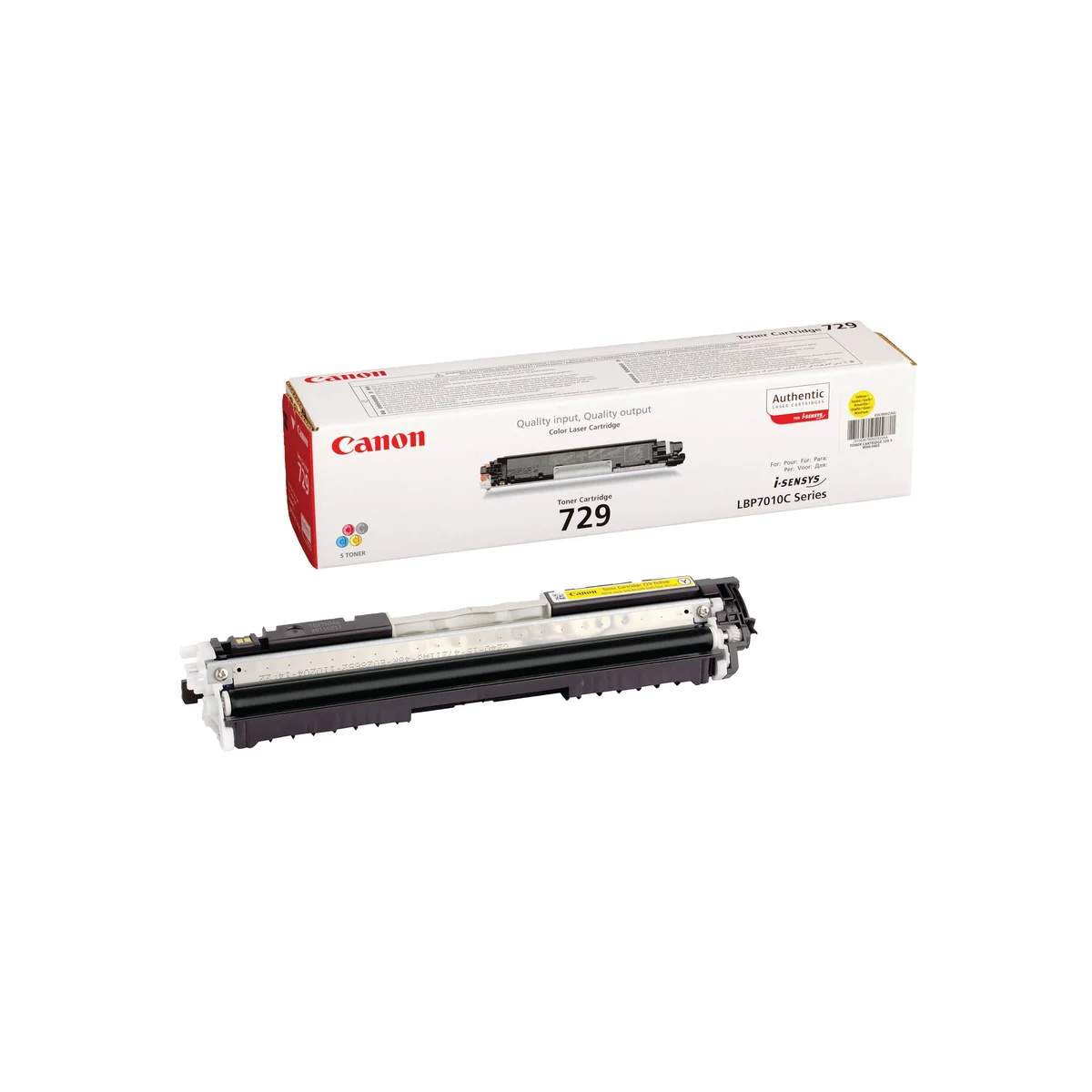 Canon 729Y Toner Cartridge Yellow 4367B002 - Image 1