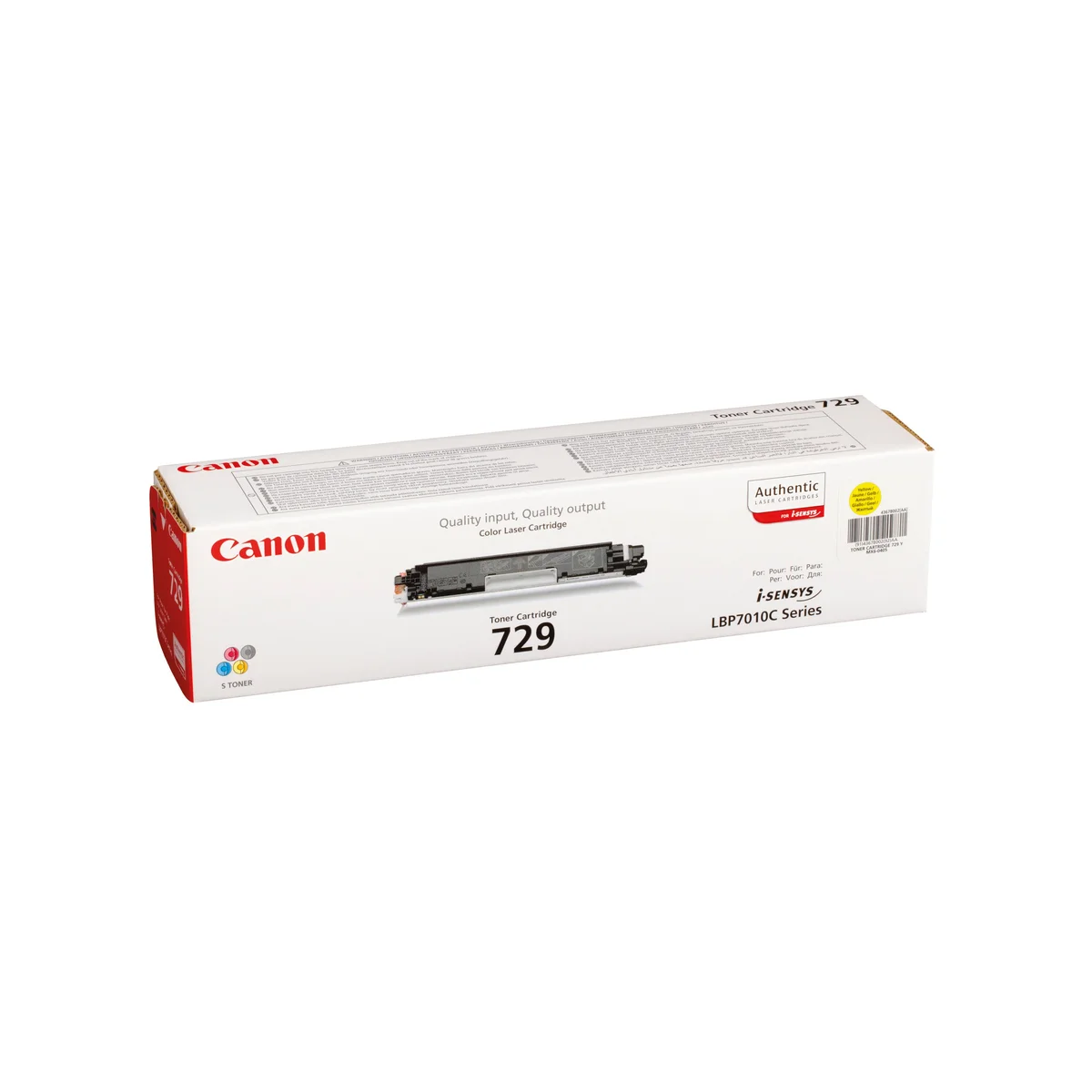 Canon 729Y Toner Cartridge Yellow 4367B002 - Image 3