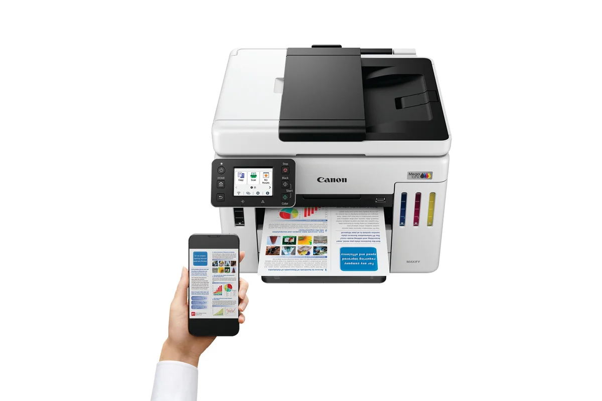 Canon MAXIFY GX7150 Wireless 4-in-1 Refillable MegaTank Colour Inkjet Printer 6880C032 - Image 3