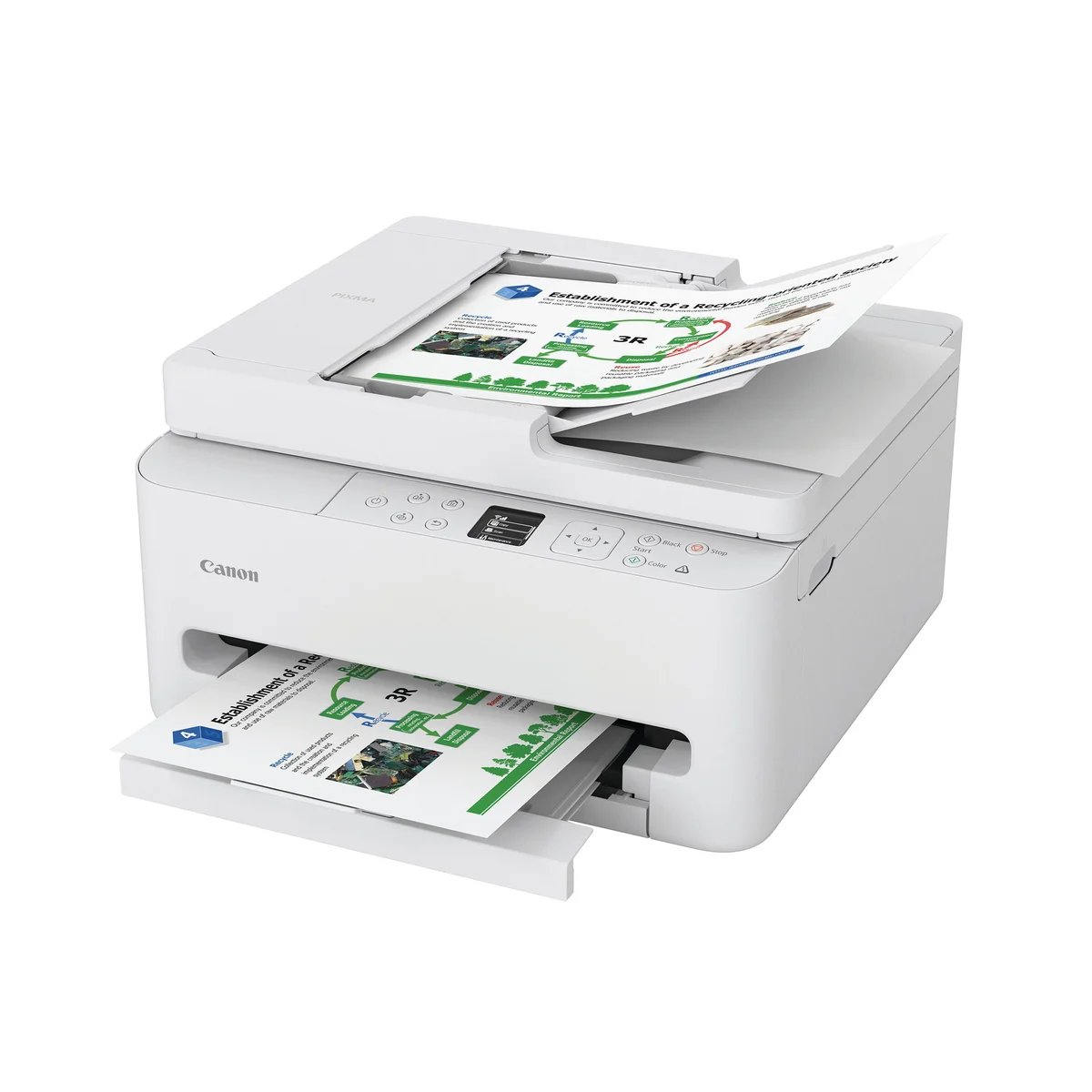 Canon Pixma TS7550i 3-in-1 Wireless Colour Inkjet Printer 7178C013 - Image 2