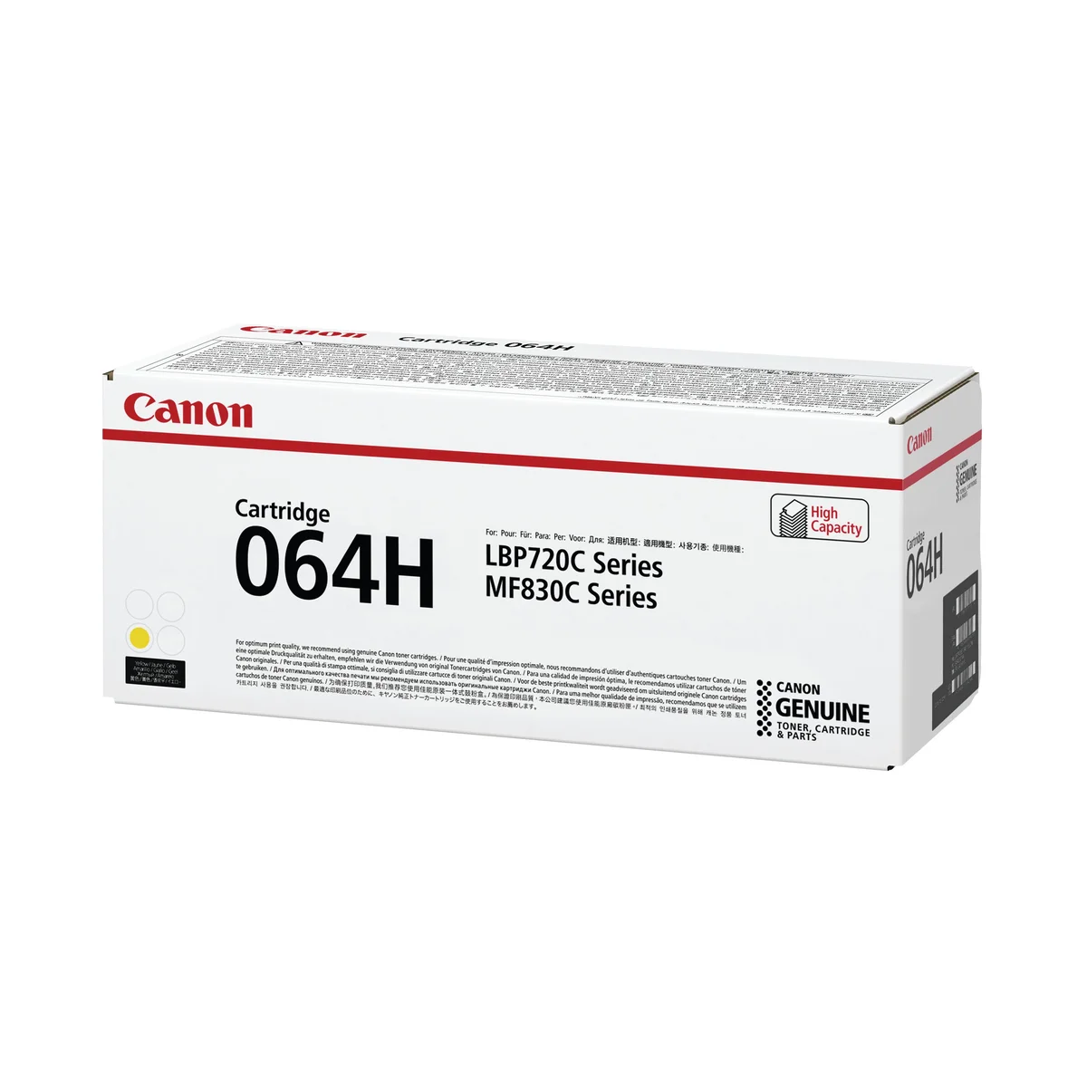 Canon 064H Toner Cartridge High Yield Yellow 4932C001 - Image 2