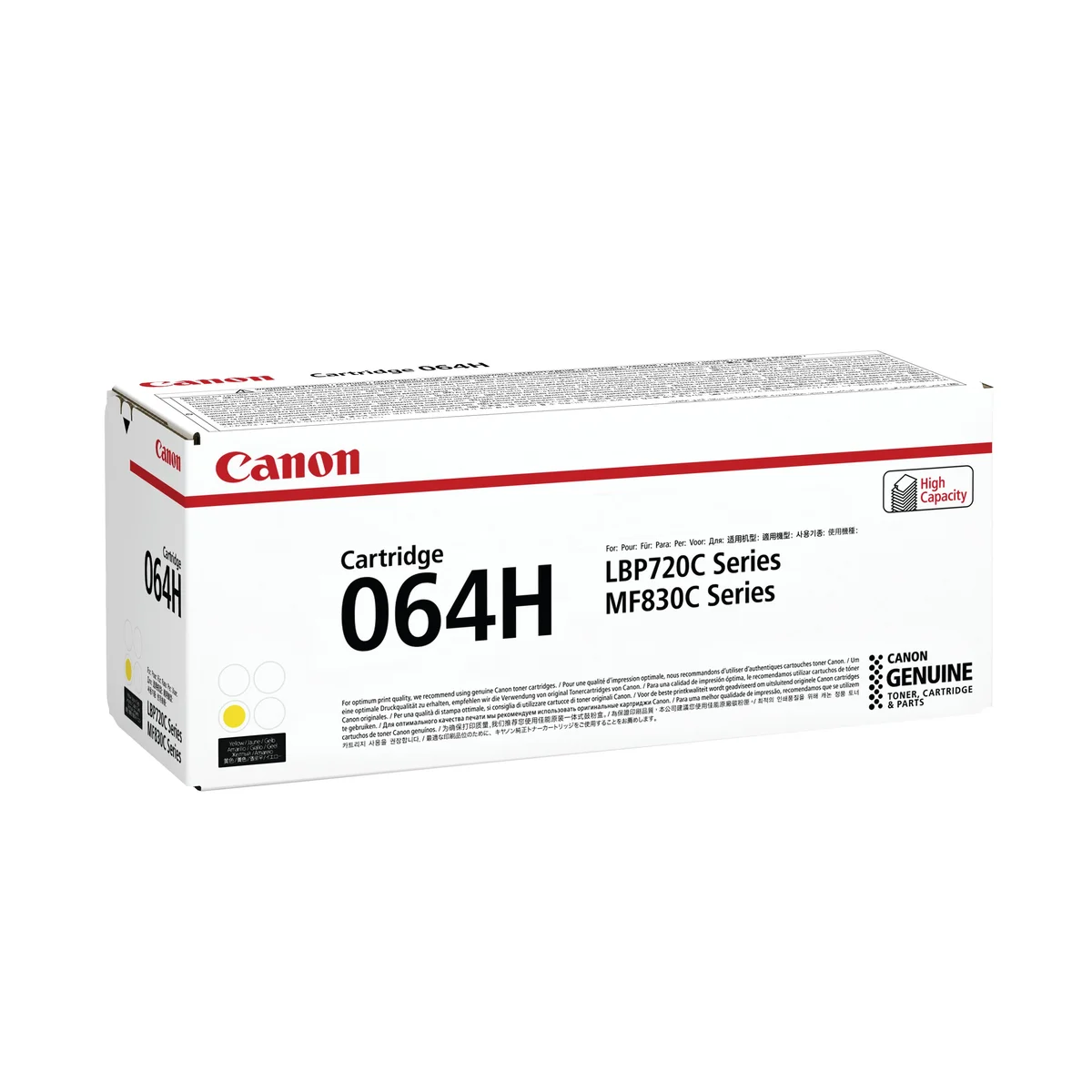 Canon 064H Toner Cartridge High Yield Yellow 4932C001 - Image 3