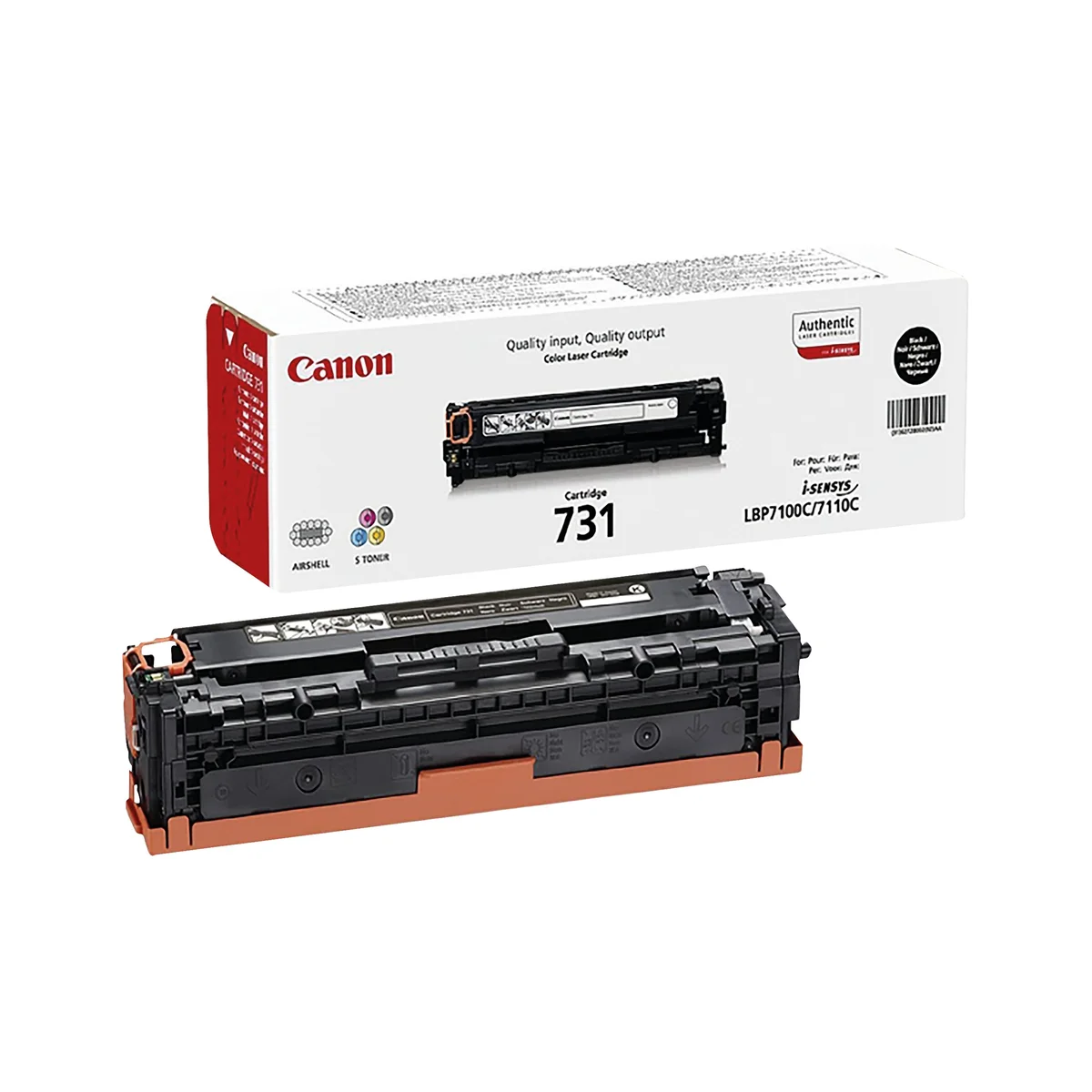 Canon 731Y Toner Cartridge Yellow 6269B002 - Image 2