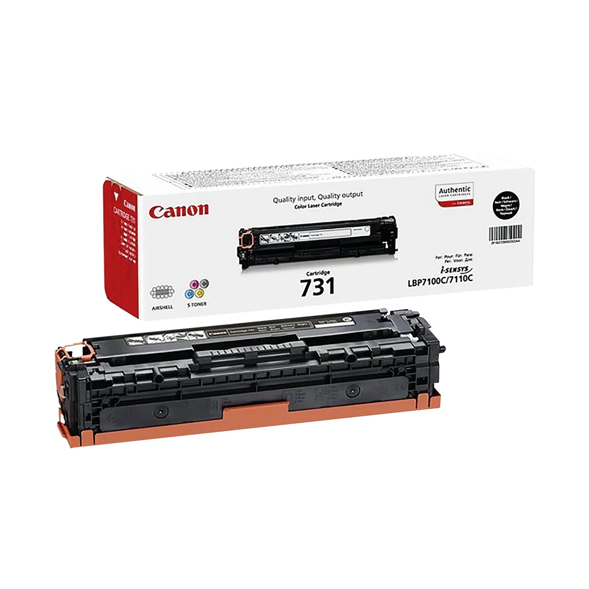 Canon 731BK Toner Cartridge Black 6272B002 - Image 2