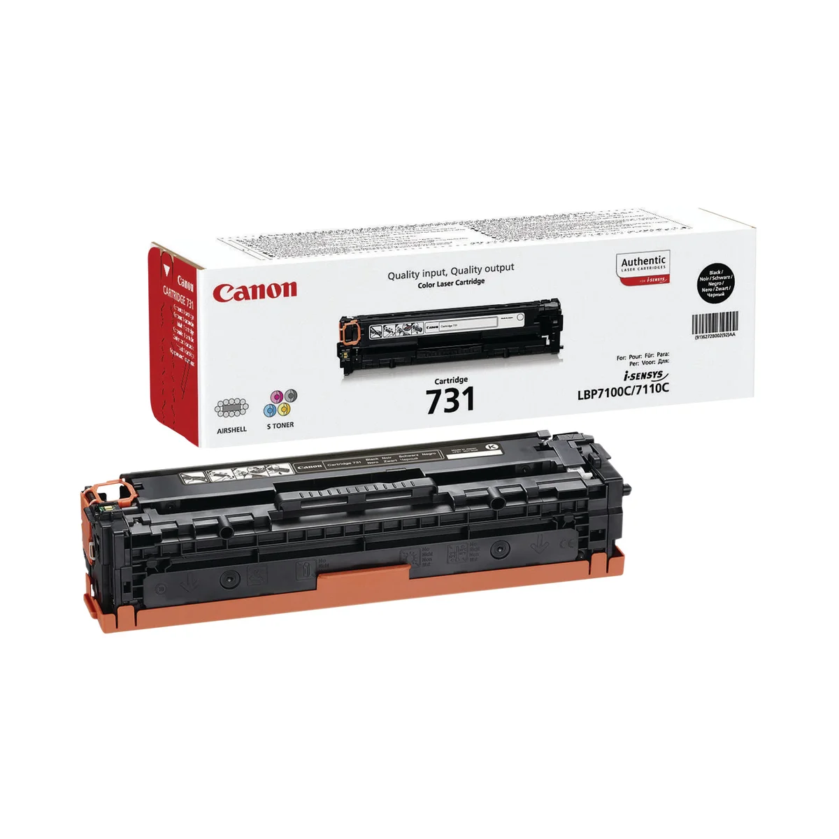 Canon 731H Toner Cartridge High Yield Black 6273B002 - Image 1