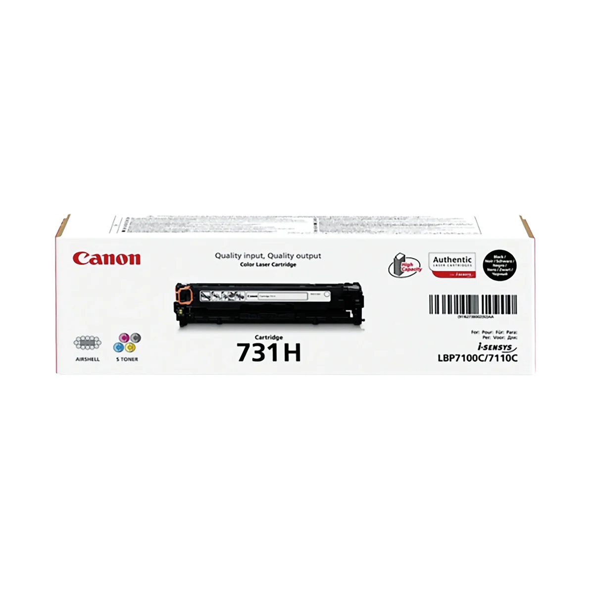 Canon 731H Toner Cartridge High Yield Black 6273B002 - Image 2