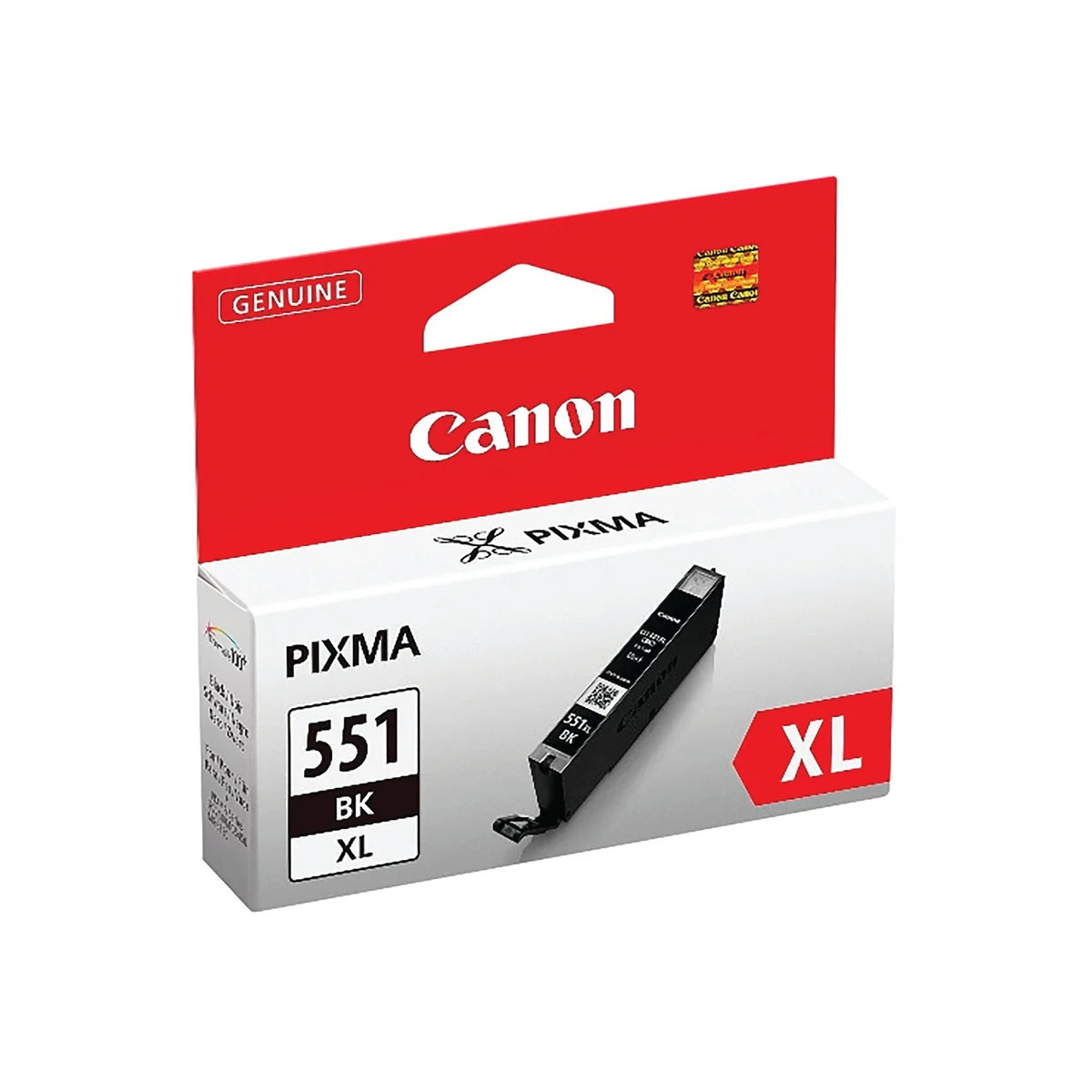 Canon CLI-551BK Ink Cartridge High Yield Black 6443B001 - Image 2