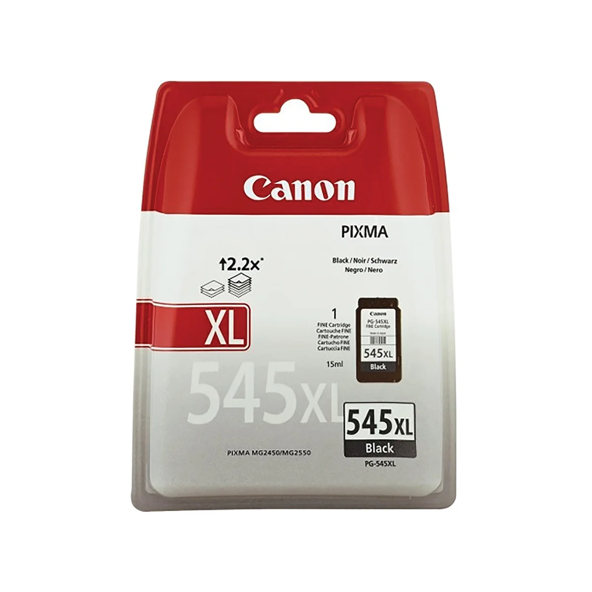 Canon PG-545XL Ink Cartridge High Yield Black 8286B001 - Image 2