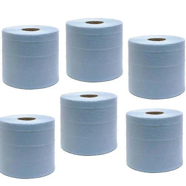 Maxima 2-Ply Blue Centrefeed Hand Wiper 150m (Pack of 6) 1105093 - Image 2
