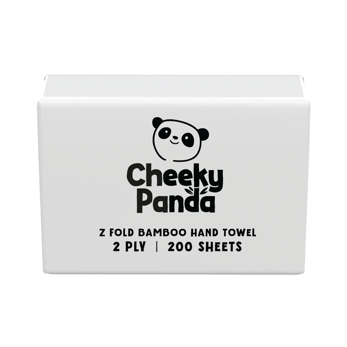 Cheeky Panda Z-Fold 2-Ply Bamboo Hand Towel 200 Towels per Pack (Pack of 15) ZHANDTW15 - Image 2