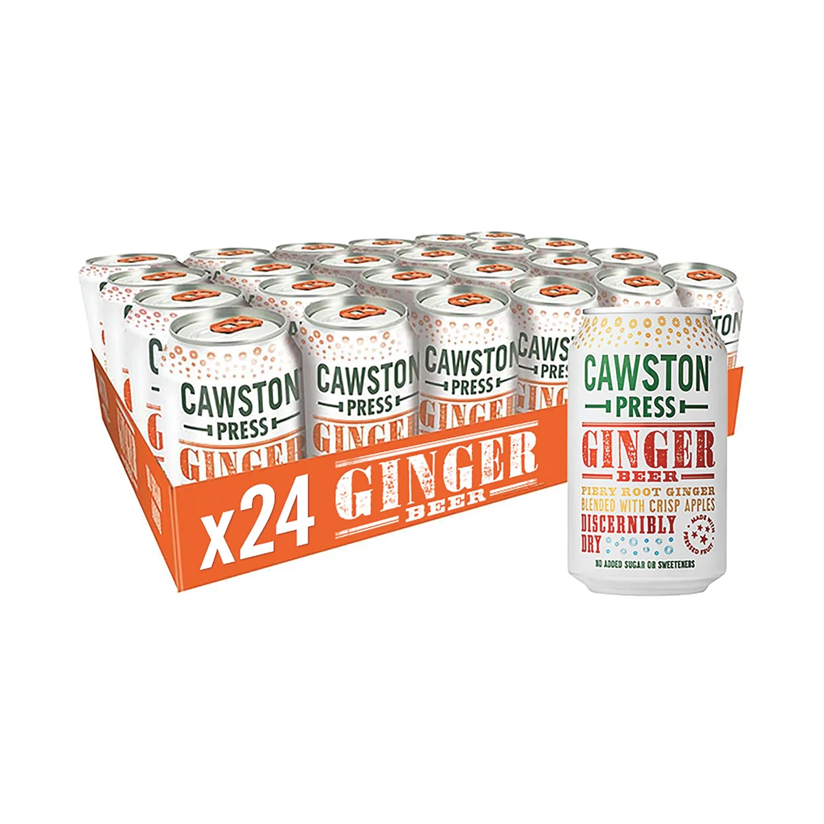 Cawston Press Ginger Beer Soft Drink 330ml Can (Pack of 24) CANS104 - Image 2