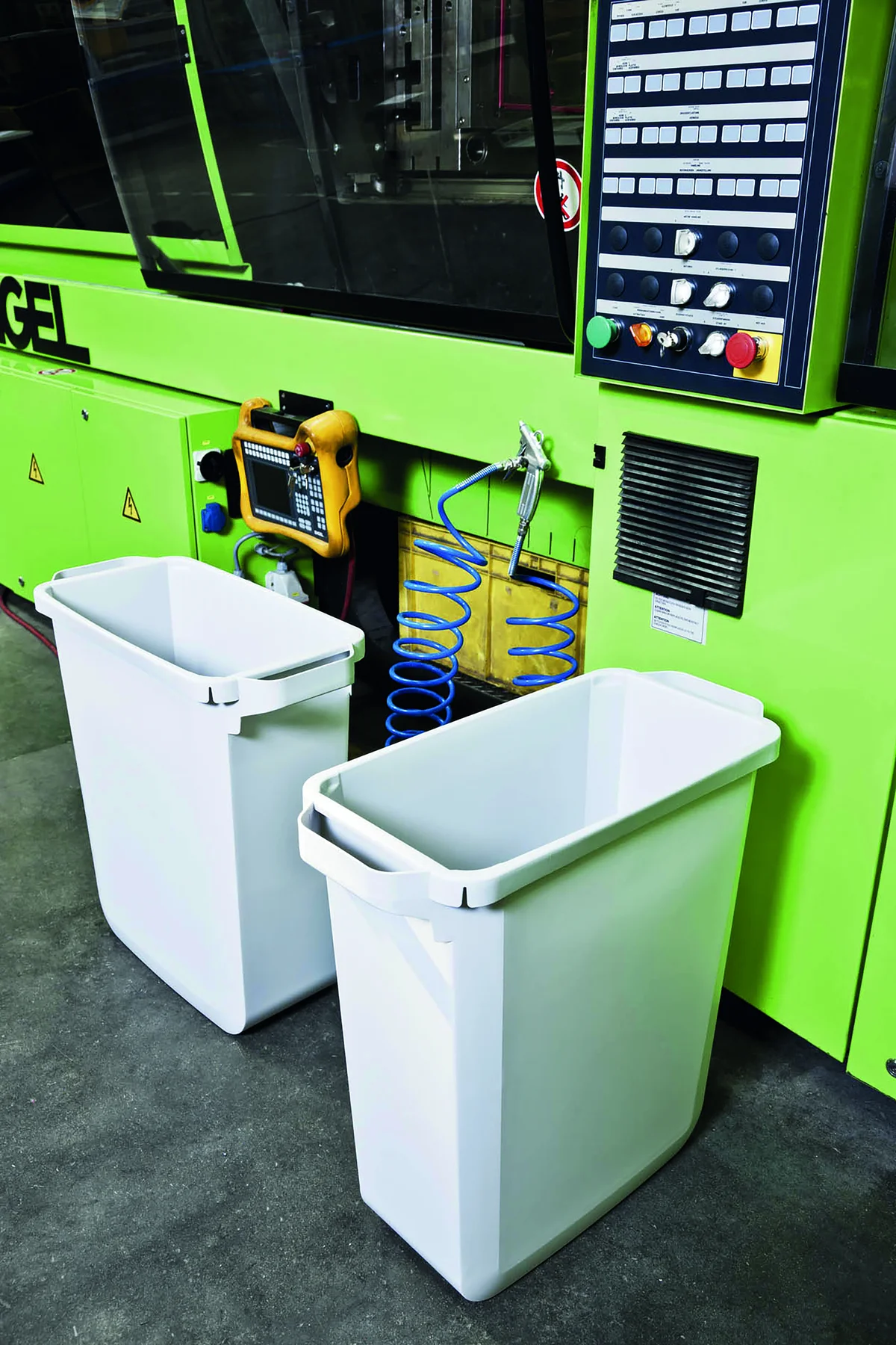 Durable DURABIN Rectangular Waste Bin 60 Litre 282x590x600mm Grey 1800496050 - Image 4
