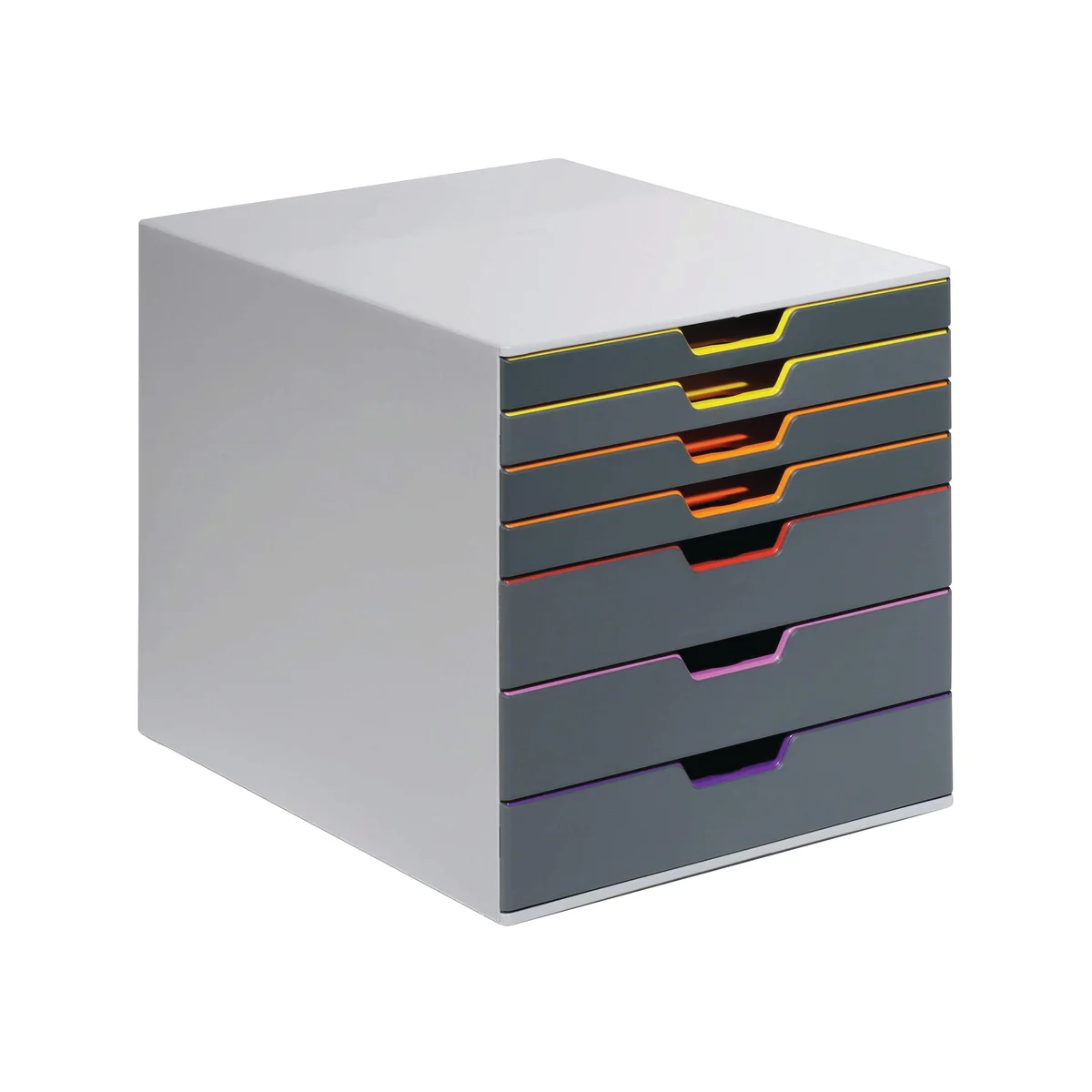 Durable Varicolor 7 Drawer Desktop Organiser Colour Coded A4+ 760727 - Image 2