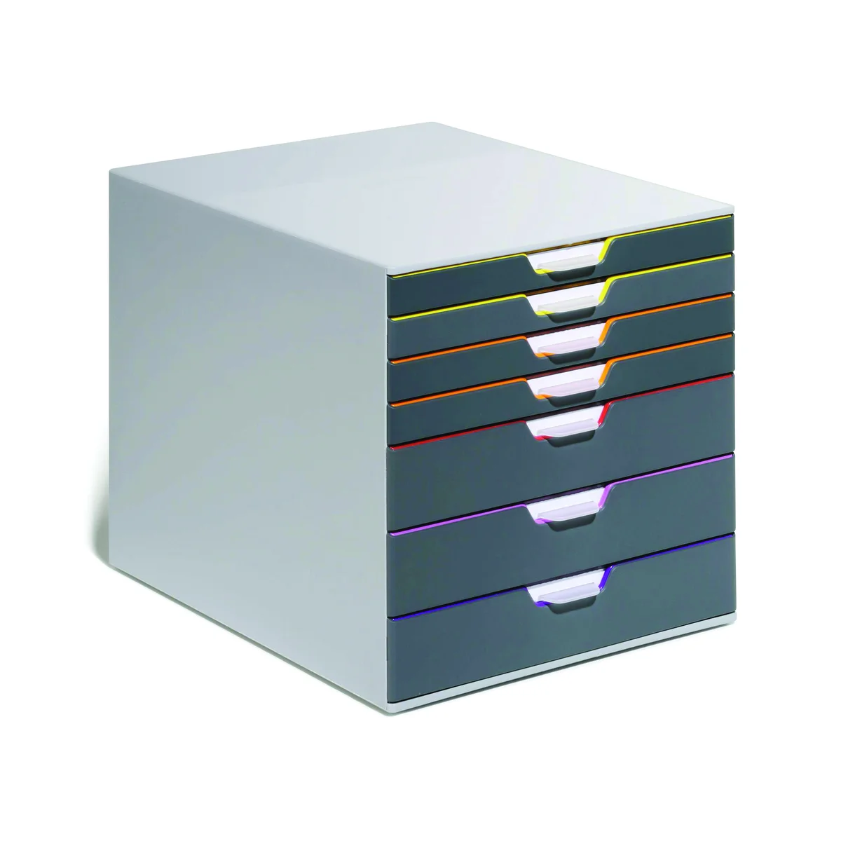 Durable Varicolor 7 Drawer Desktop Organiser Colour Coded A4+ 760727 - Image 4