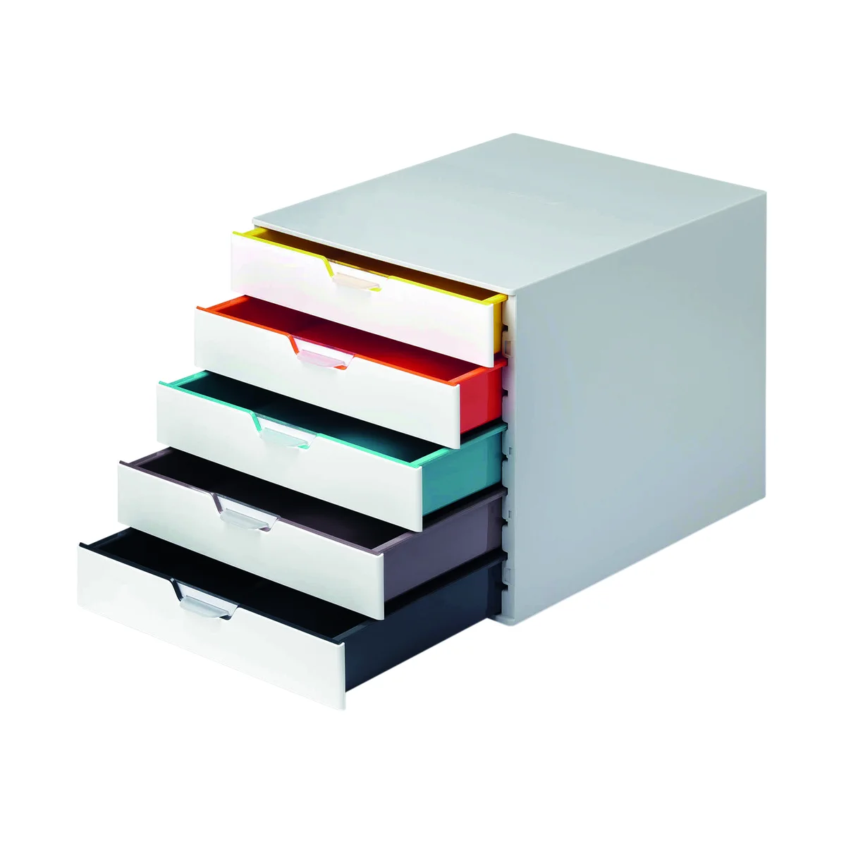Durable VARICOLOR Desktop Organiser 5 Drawer Colour Coded Modular Storage A4+ 762527 - Image 4