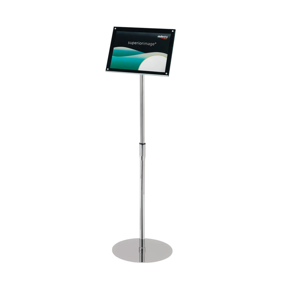 Deflecto Bevelled Floor Sign Holder A4 DE790845 - Image 2