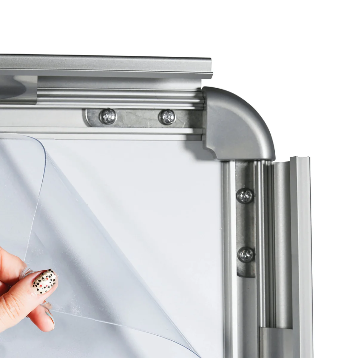 Deflecto A1 Water Based Pavement Display Board with Snap Frame Silver PPA100S - Image 3