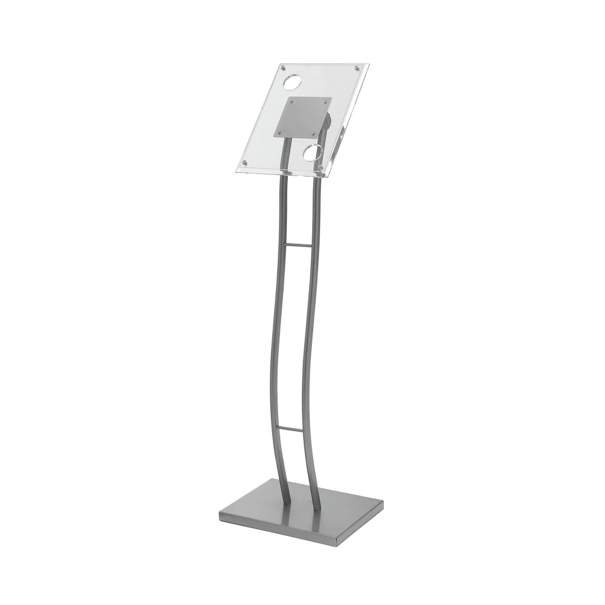 Deflecto Curve Floor Standing Sign/Information Holder A4 370x280x1260mm 2045A4 - Image 1
