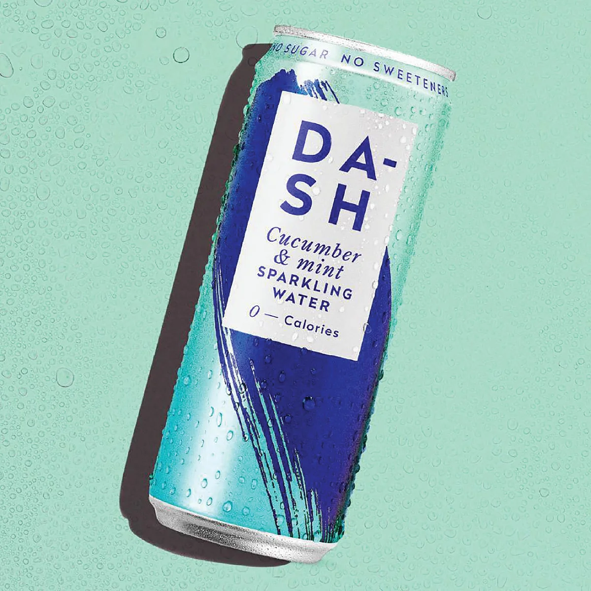 Dash Water Sparkling Water Cucumber/Mint 330ml Can (Pack of 12) DBL002 - Image 2