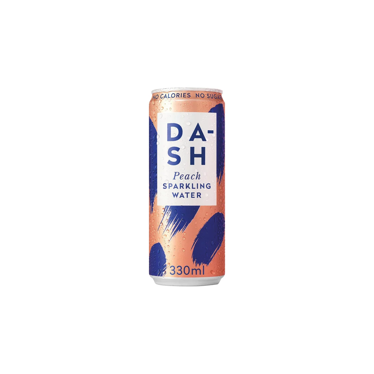 Dash Water Sparkling Water Peach 330ml Can (Pack of 12) DBL004 - Image 2