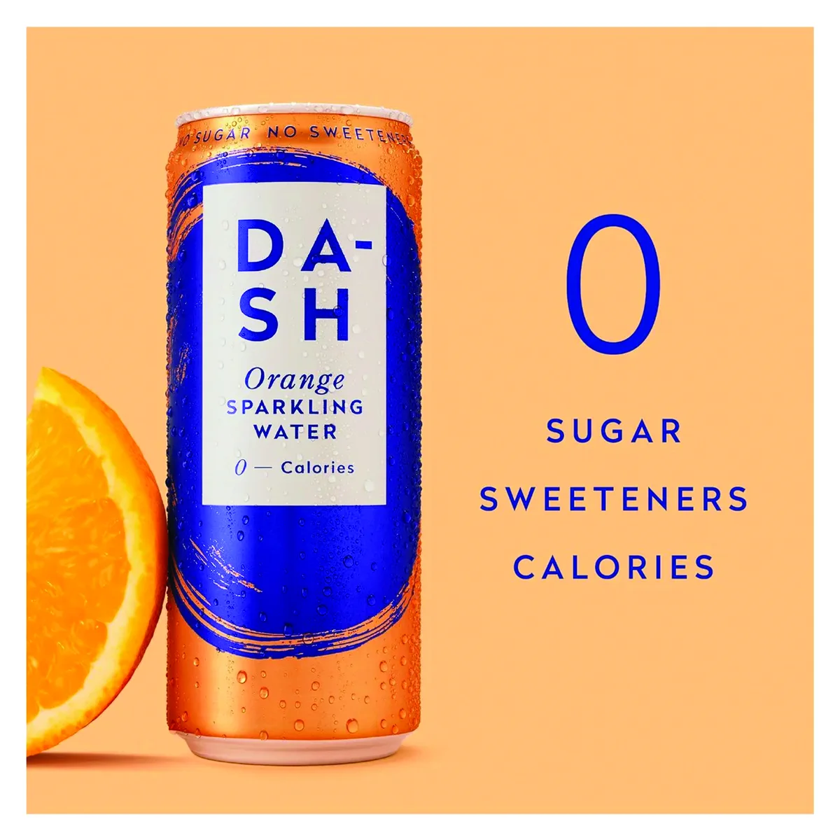 Dash Water Sparkling Water Orange 330ml Can (Pack of 12) DBL009 - Image 4