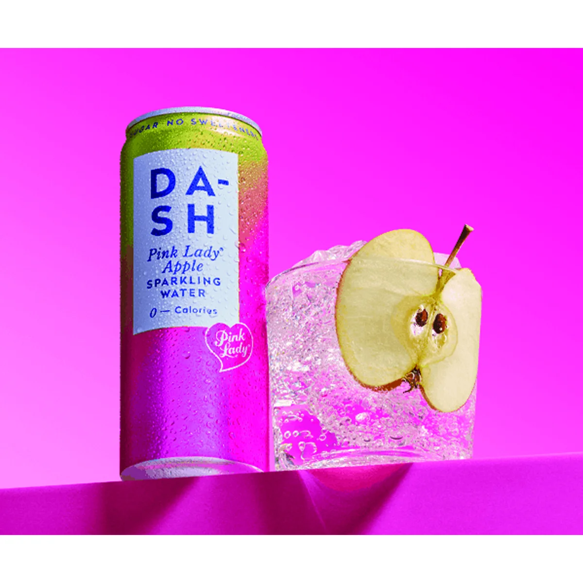 Dash Water Sparkling Water Pink Lady Apple 330ml Can (Pack of 12) DBL421 - Image 4