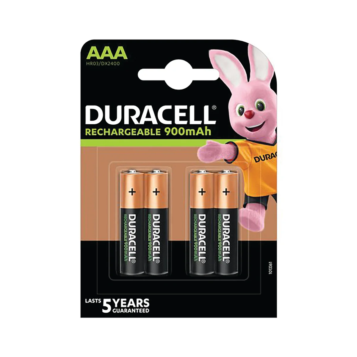 Duracell AAA Rechargeable Batteries 900mAh (Pack of 4) 5000394203822