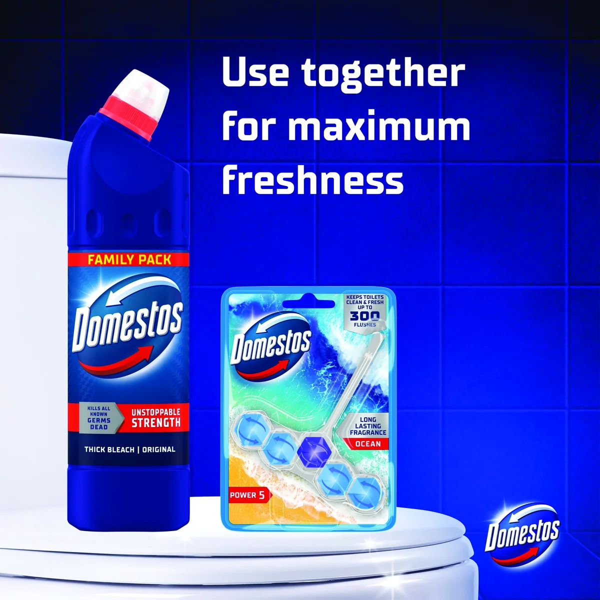 Domestos Bleach Regular 1.25 Litres (Pack of 12) C001062 - Image 4