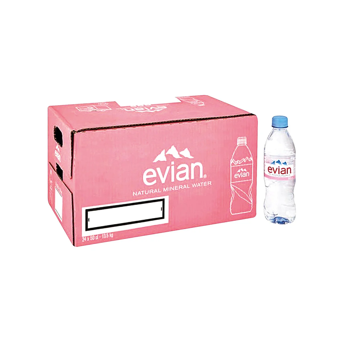 Evian Natural Spring Water 500ml (Pack of 24) A0103912 - Image 3